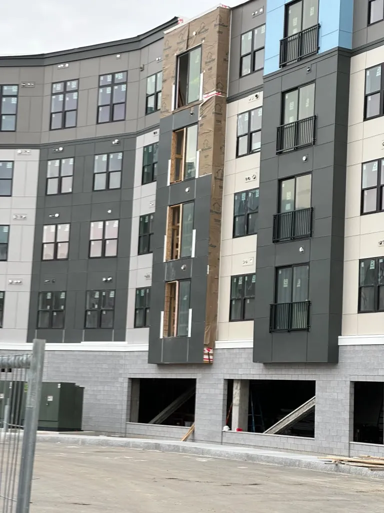 Multi-family exterior cladding